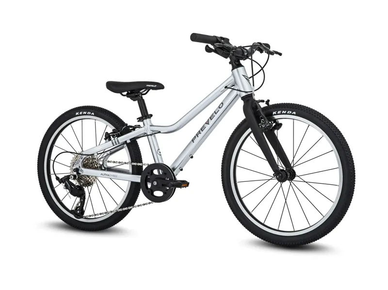 Prevelo Alpha Three 20 Inch Kids Complete Bike Silver