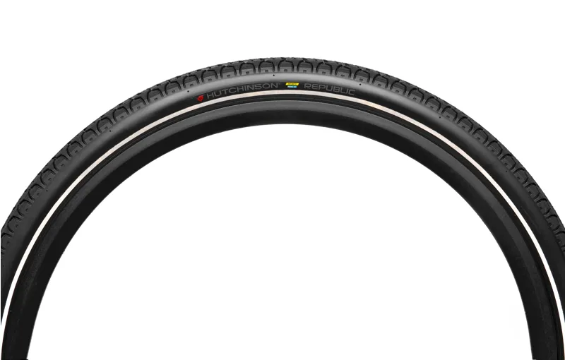 Hutchinson Republic Ebike-50 City Tyre 26 x 1.75/2.0/2.40 Black Reflex -1