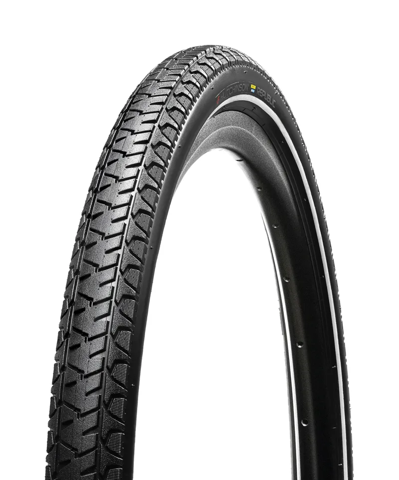 Hutchinson Republic Ebike-50 City Tyre 26 x 1.75/2.0/2.40 Black Reflex 