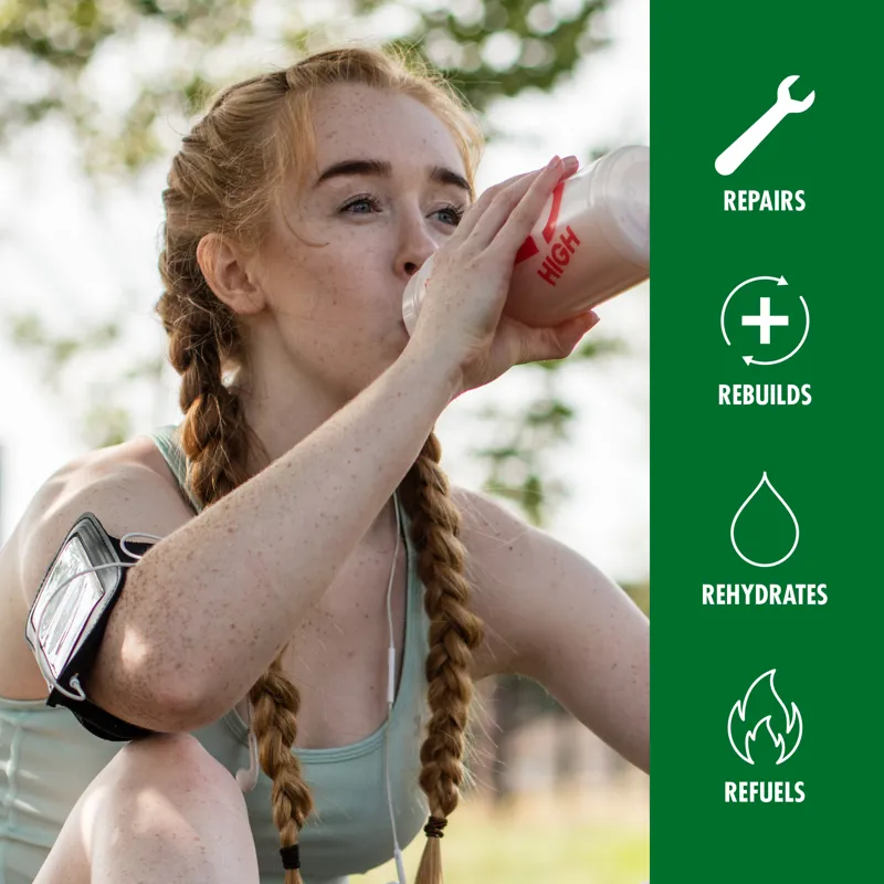 High5 Plant Based Recovery Drink Tub 1.6kg Chocolate Vegan Friendly-3