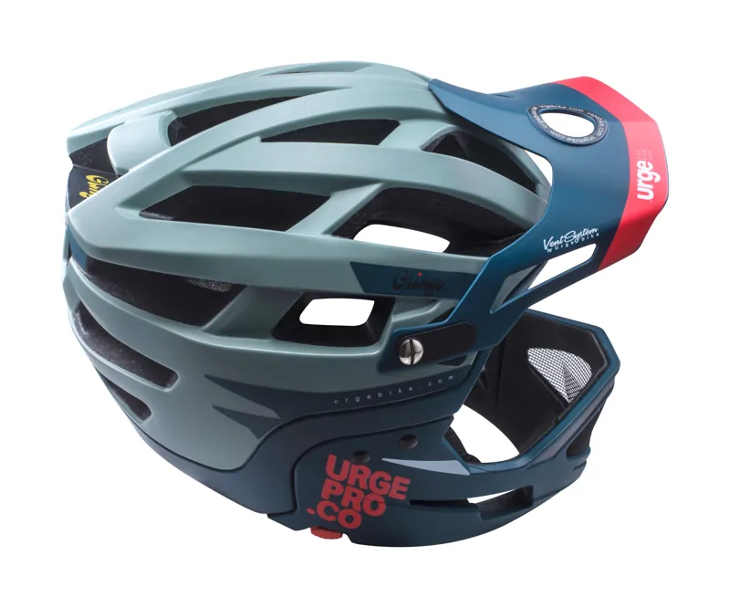 Urge Gringo De La Sierra Full Face MTB/Enduro Helmet Grey Blue S/M L/XL-2