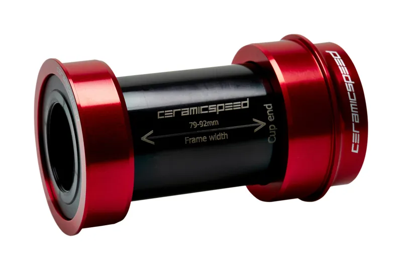 CeramicSpeed BBright Shimano Coated Bottom Bracket Red