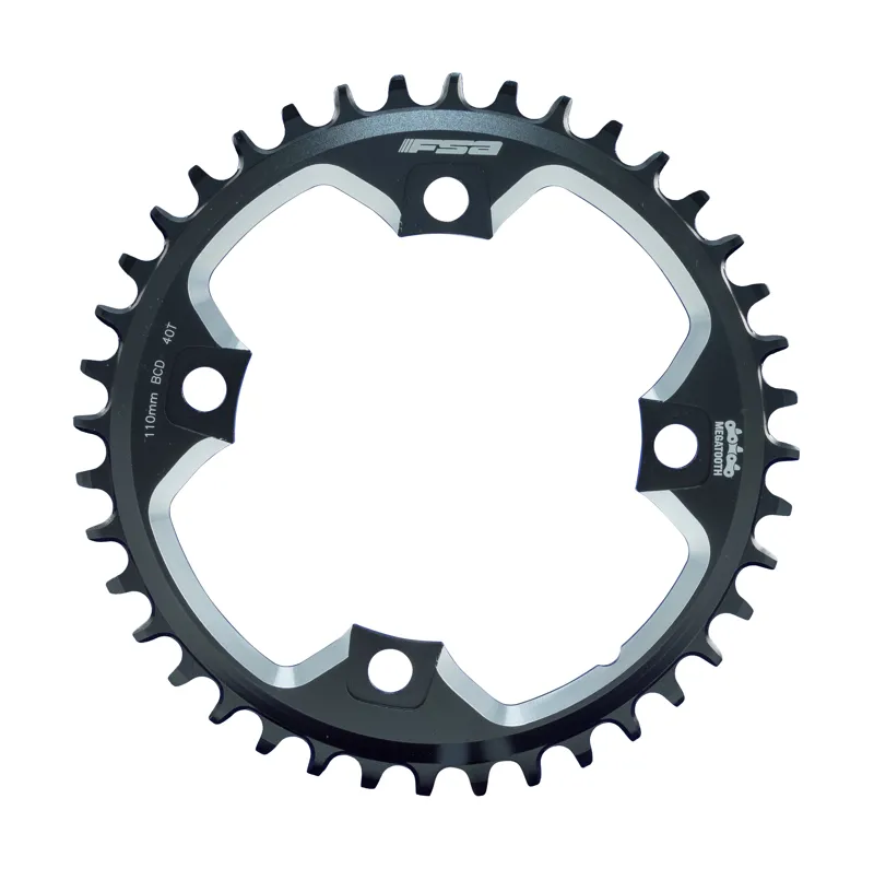 FSA Gossamer ABS Road 110BCD 1x11 Chainring 4H Black Various Sizes-1