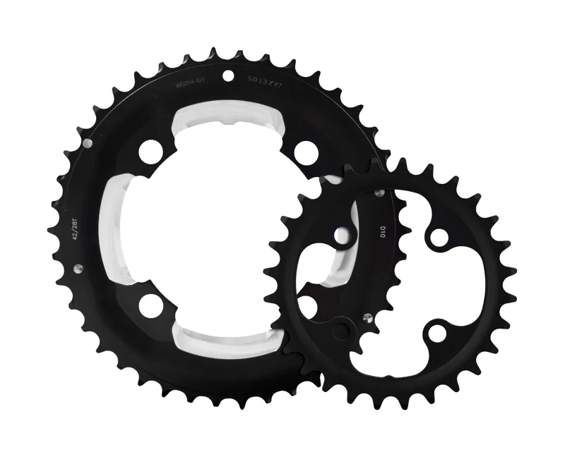 FSA Brose eBike 2x Chainring Set 104BCD Black No Pin