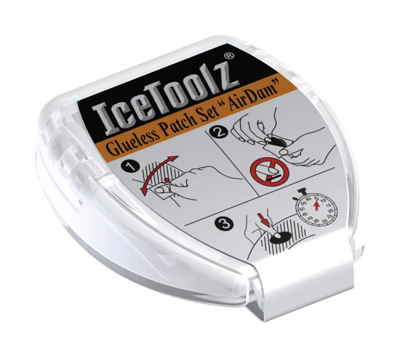 IceToolz 56P6 AirDam Glueless Puncture Repair Patch