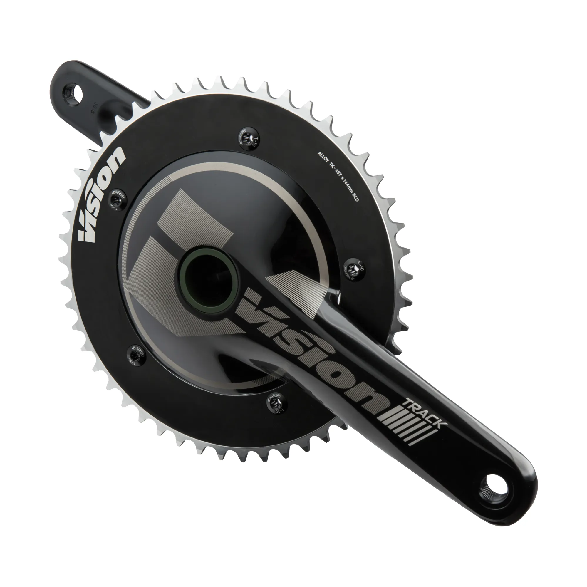 Vision 386Evo Track Chainset Carbon 170mm 49T