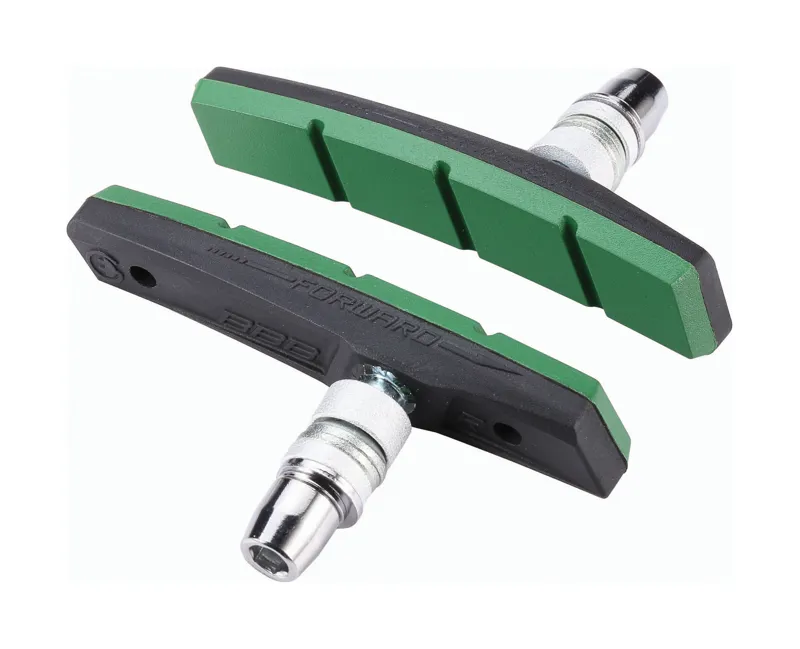 BBB EStop E-Bike V-Brake Pads Black Green BBS-04E-1
