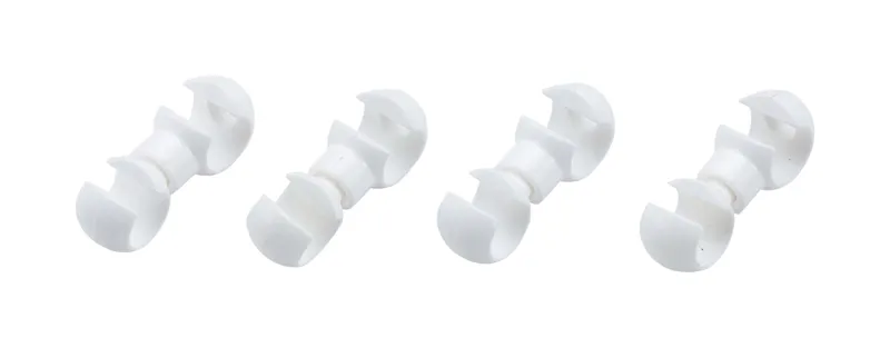 BBB CableConnect Gear/Brake Cable Frame Protector Wht 4pc BCB-98