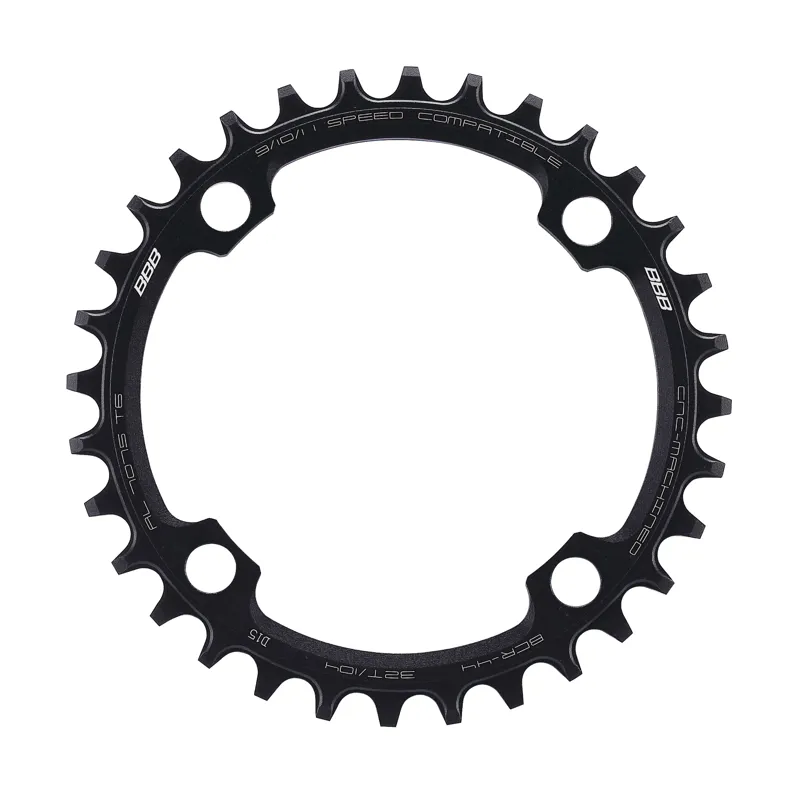 BBB MTBGear Narrow Wide MTB Chainring Black BCR-44