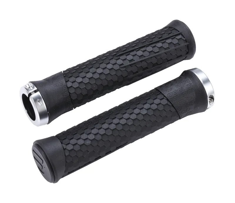 BBB Python Lock On MTB Grips Black/Black Ring 142mm BHG-95