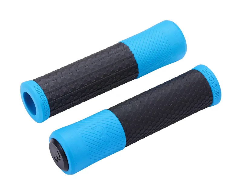BBB Viper Handle Bar Grips Black/Blue 130mm - BHG-97