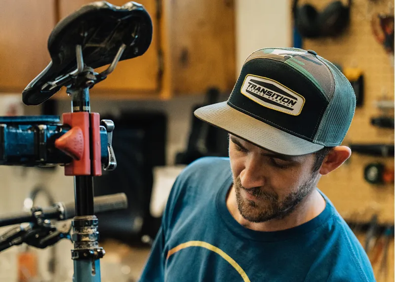 Transition TBC 7 Panel Trucker Cap - Forest Camo-1