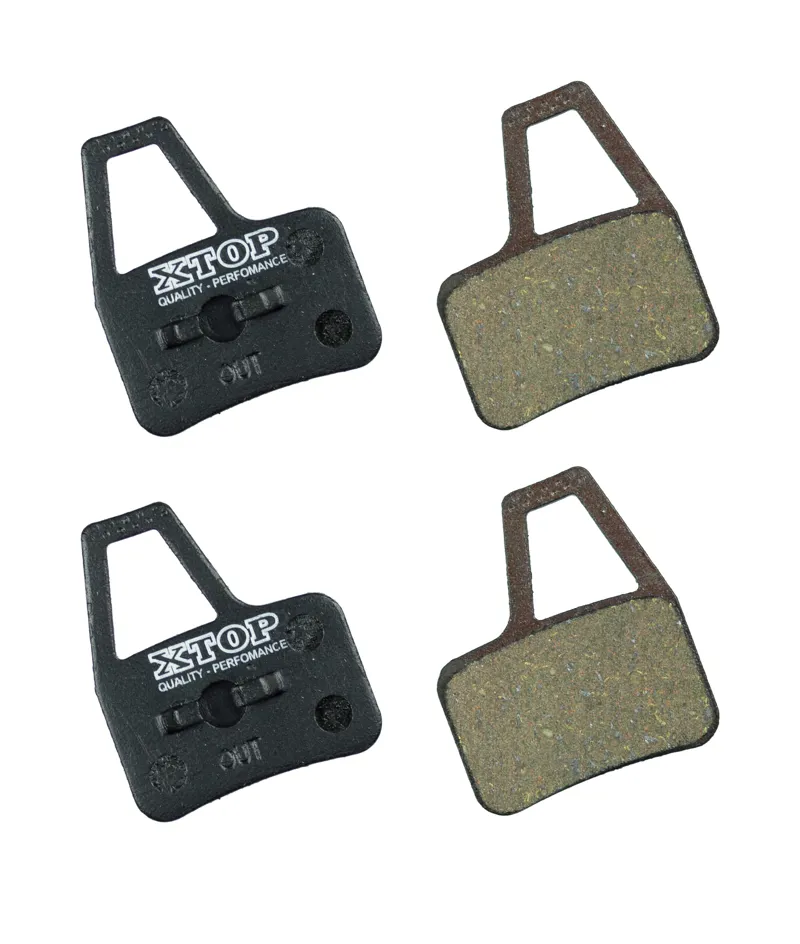 A2Z Xtop Hayes El Camino/El Trail Disc Pads x2 Pairs Black Organic