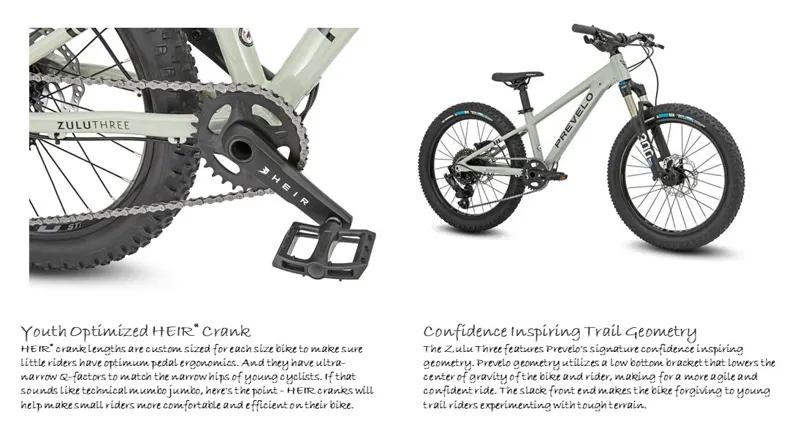 Prevelo Zulu Three｜20 Kid's Mountain Bike｜Hydraulic Disc｜Air