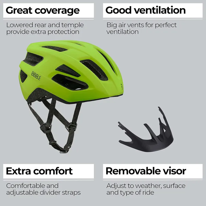 BBB Kite 2.0 Road/MTB/Gravel Bike Helmet Black BHE-29B-12