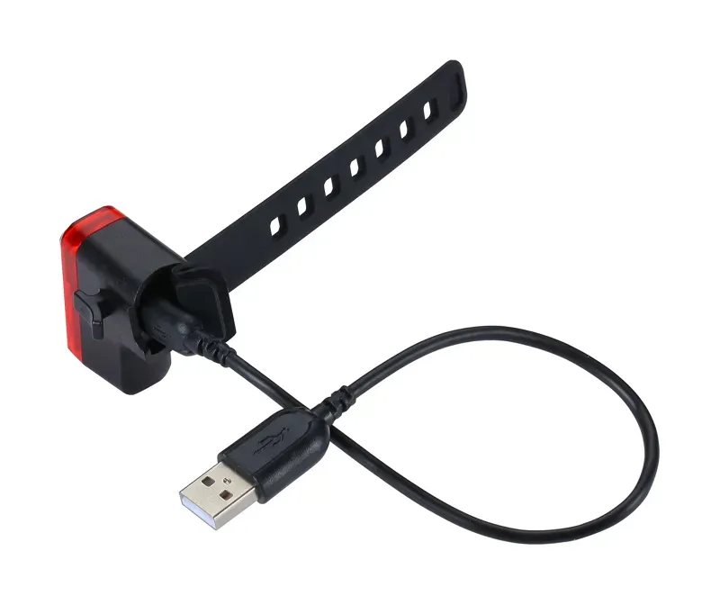 BBB Salute Rear Cycle Light Rechargeable LED Light Black BLS-145 -5