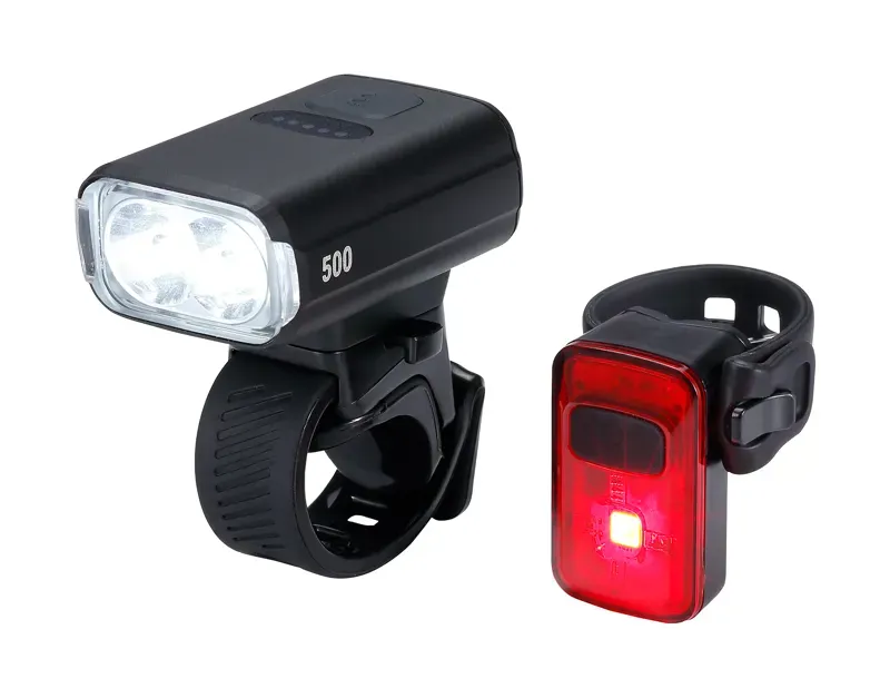 BBB NanoStrike 500 and Spark BLS-152 Combo Cycle Light Set Black BLS-265 