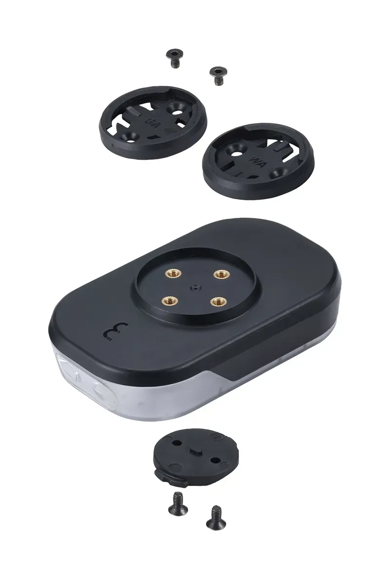 BBB Slice 600 Lumen Front Cycle Light Compatible With Garmin Wahoo Computer Mount Insert BLS-285i-4