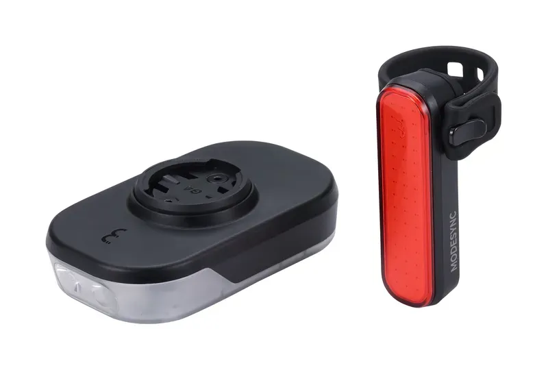 BBB Slice 600 and Signal Combo Front and Rear Light Set Garmin Wahoo Mount Black BLS- 286i-1