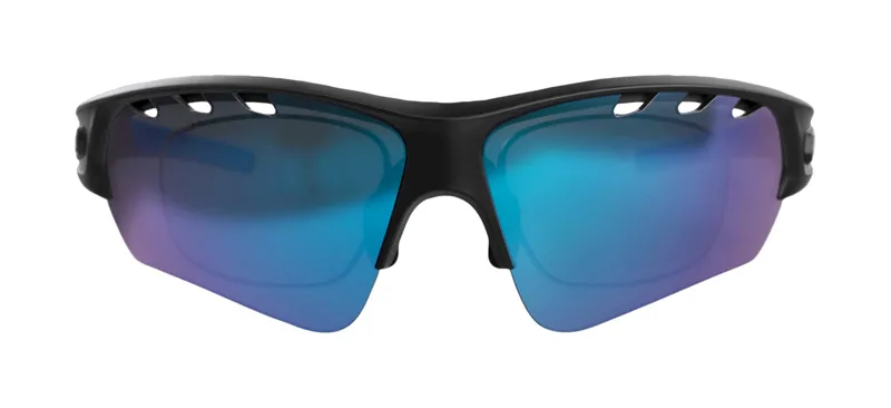BBB Select Optic Sport Glasses Black Blue Tip Blue Lens-3