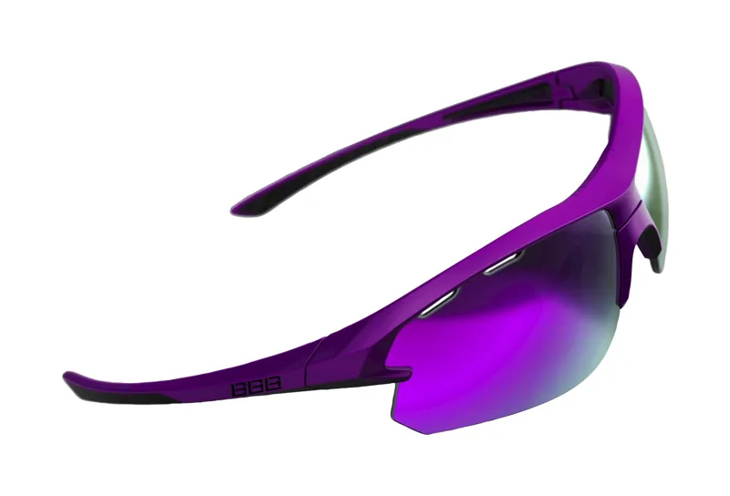 BBB Impulse Small Sport Glasses Purple Black Tip Purple Lens