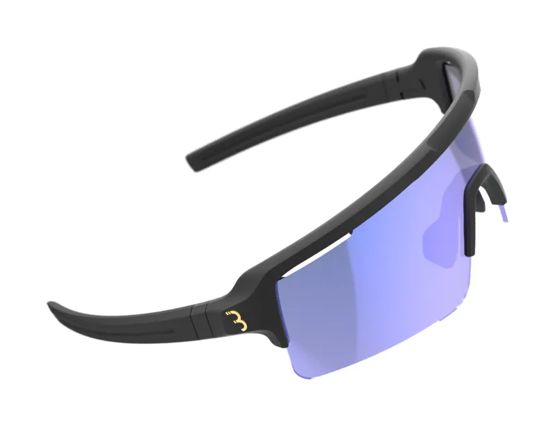 BBB Fuse Photochromic Cycling Sport Glasses Black Blue MLC Lens BSG-65PH