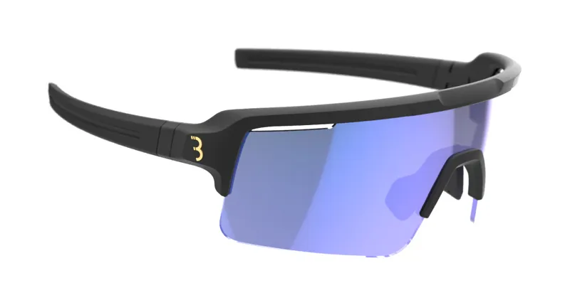 BBB Fuse Photochromic Cycling Sport Glasses Black Blue MLC Lens BSG-65PH-2