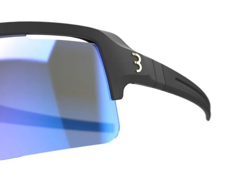 BBB Fuse Photochromic Cycling Sport Glasses Black Blue MLC Lens BSG-65PH-5