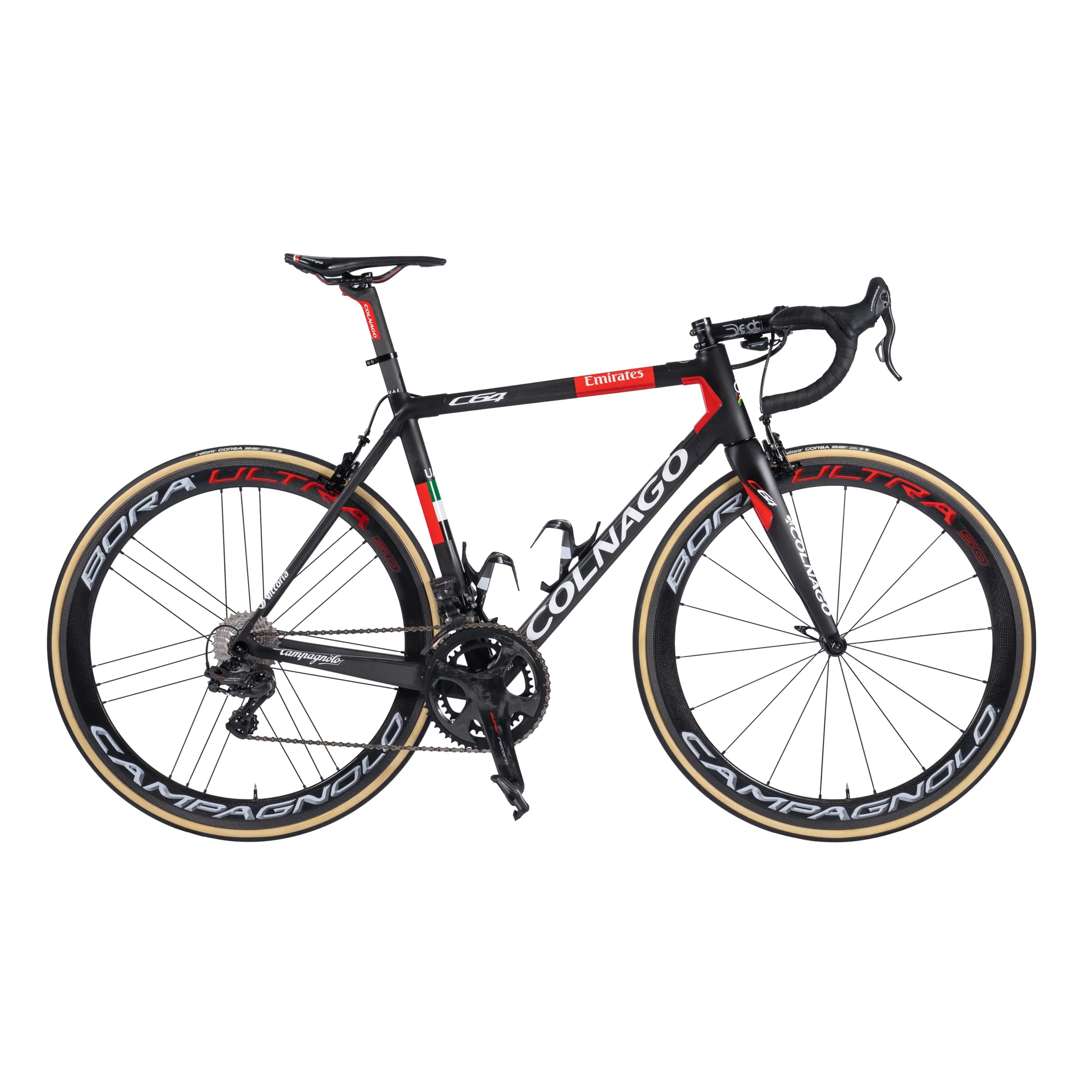 Colnago C64 Disc Int Frameset 2021 PJEM Carbon and Red Team UAE