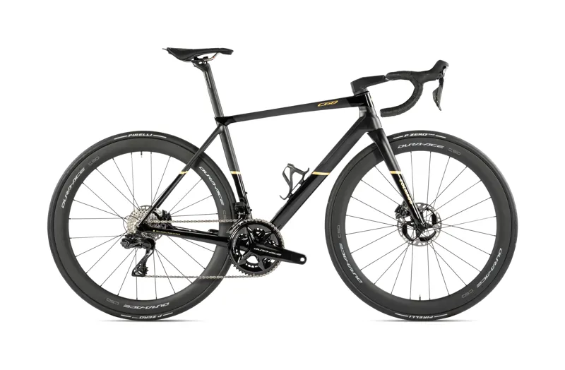 Colnago C68-Ti Disc Carbon Complete Road Bike Di2 Black Gold HTBK-1