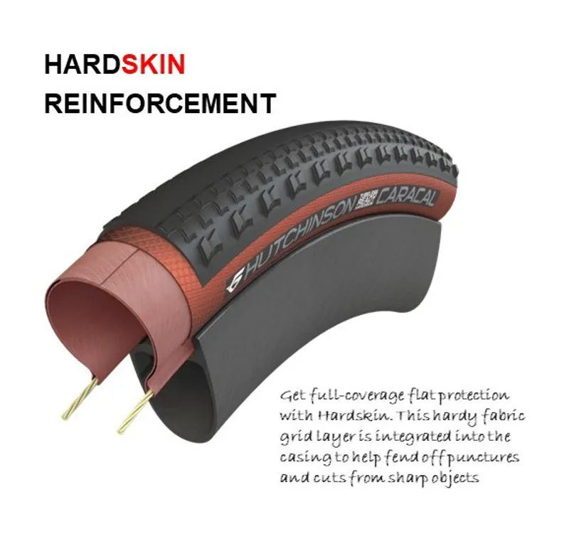 Hutchinson Caracal Tubeless Ready Gravel/Adventure Bike Tyre Black 700 x 40 -3