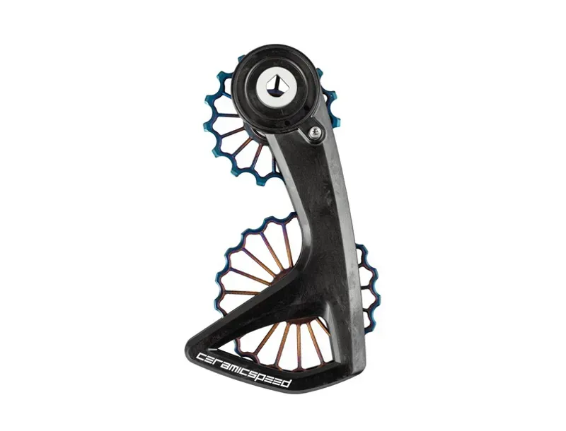 CeramicSpeed SRAM Red/Force D1 OSPW RS 3D Titanium V3 Pulley Wheels in Oil Slick