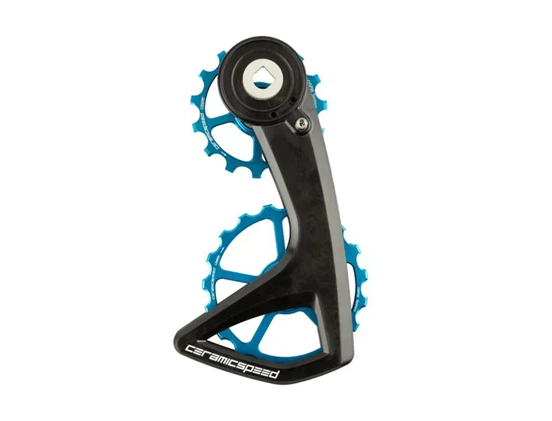 CeramicSpeed OSPW RS 5 Spoke SRAM Red/Force D1 E1 AXS Pulley V3 in Blue