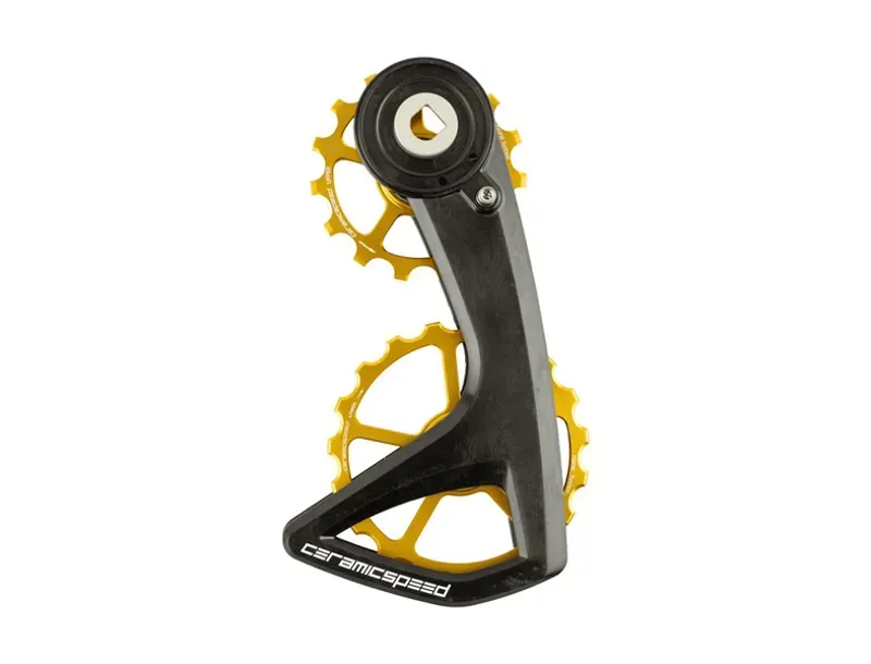 CeramicSpeed OSPW RS 5 Spoke SRAM Red/Force D1 E1 AXS Pulley V3 in Gold