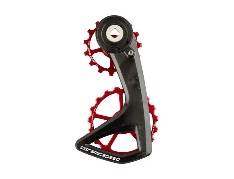 CeramicSpeed OSPW RS 5 Spoke SRAM Red/Force D1 E1 AXS Pulley V3 in Red
