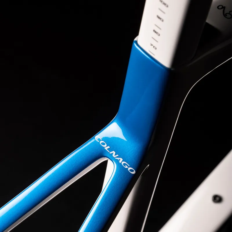 Colnago V3R-S Disc 2021 Frame Set RZWB White Blue Blue Decals-2
