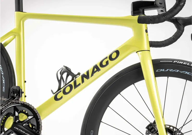 Colnago V4RS Disc 2024 Complete Carbon Road Bike With Ultegra 12 speed Di2 Matte Lime RVLM-3