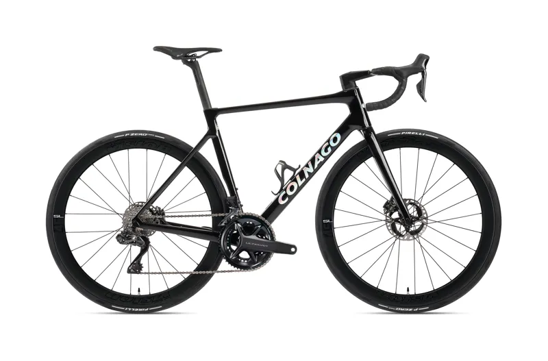 Colnago V4RS Disc 2024 Complete Carbon Road Bike With Ultegra 12 Speed Di2 Glossy Black RVBO-1