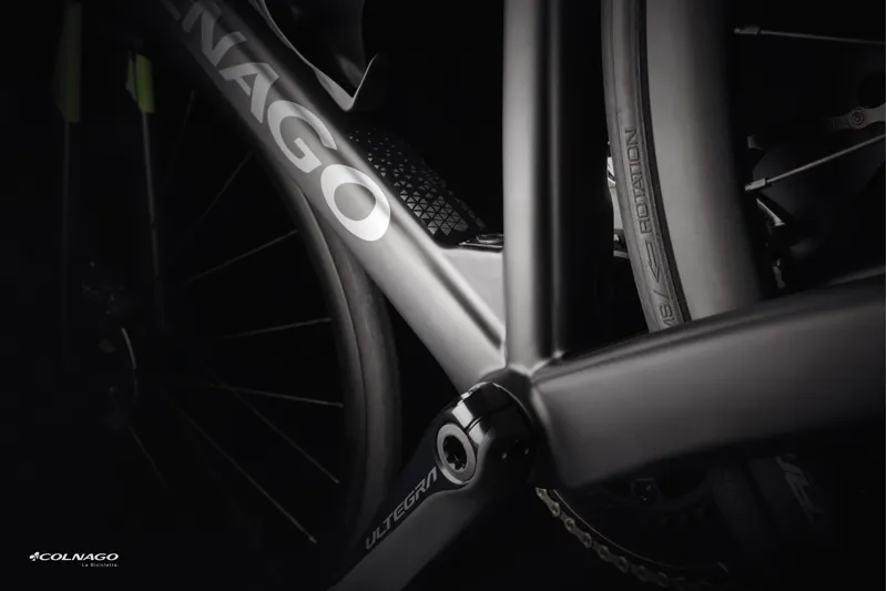 Colnago E64 Disc Complete Ebike Ultegra Black Grey Green-7