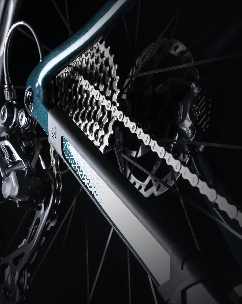 Colnago G3X Carbon Gravel Frameset Green Light Blue-6