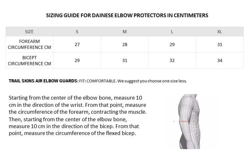 Dainese Trail Skins Air Mountain Bike Elbow Pads Pair-2