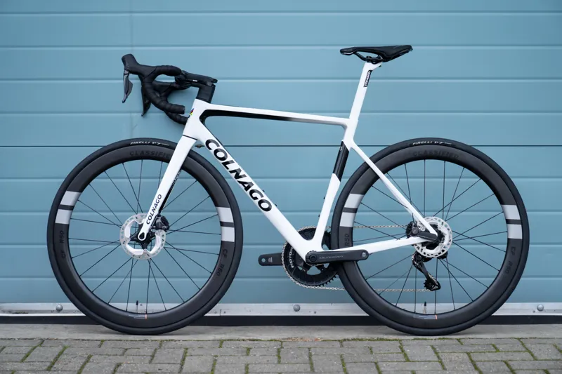 Colnago V3 Carbon Road Bike White/Black Classified Powershift Ex-Demo Size 50s-2