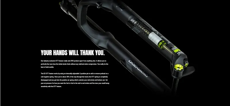 DVO Diamond D2 Boost MTB Suspension Fork 29 Black 160mm 51mm Offset-3