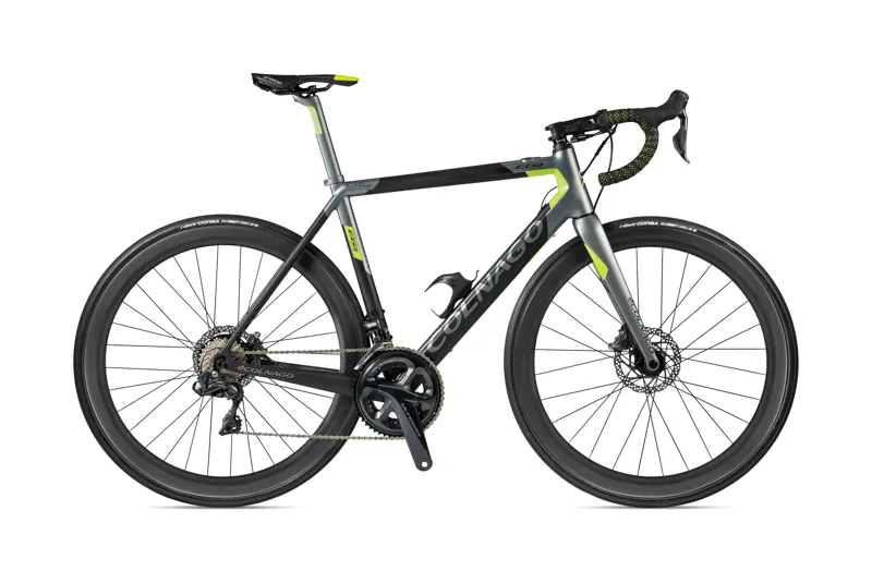 Colnago E64 Disc Complete Ebike Ultegra Black Grey Green-2