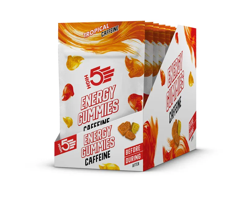 High5 Energy Gummies Caffeine x10 26g Tropical-2