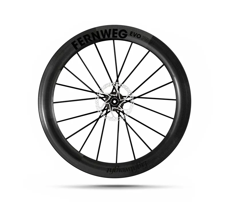 Lightweight Wheels Fernweg 63 Evo Pro SE Carbon Road Disc Brake Wheelset Tubeless Ready-2