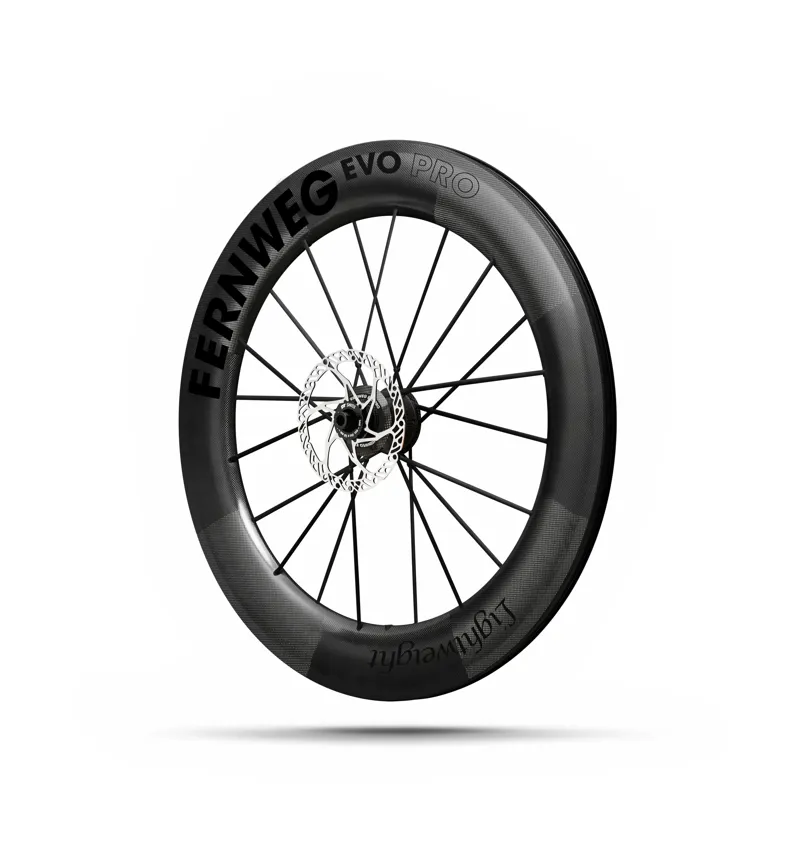 Lightweight Wheels Fernweg 85 Evo Pro SE Carbon Road Disc Brake Front Wheel Tubeless Ready-1