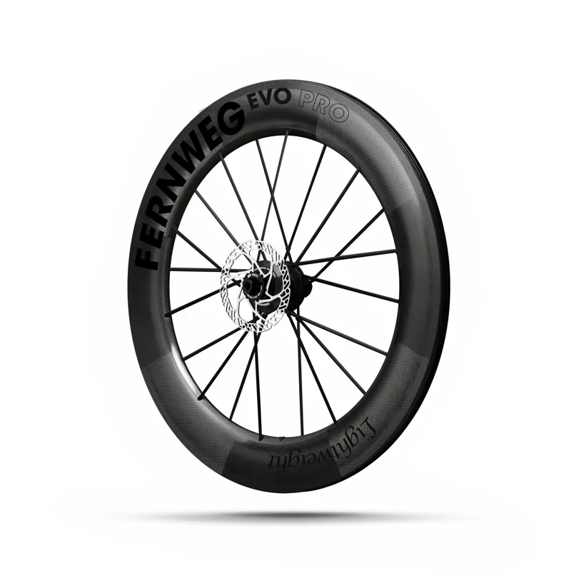 Lightweight Wheels Fernweg 85 Evo Pro SE Carbon Road Disc Brake Rear Wheel Tubeless Ready-1