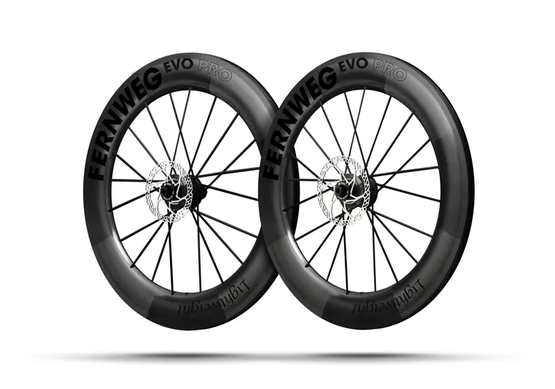 Lightweight Wheels Fernweg 85 Evo Pro SE Carbon Road Disc Brake Wheelset Tubeless Ready-1