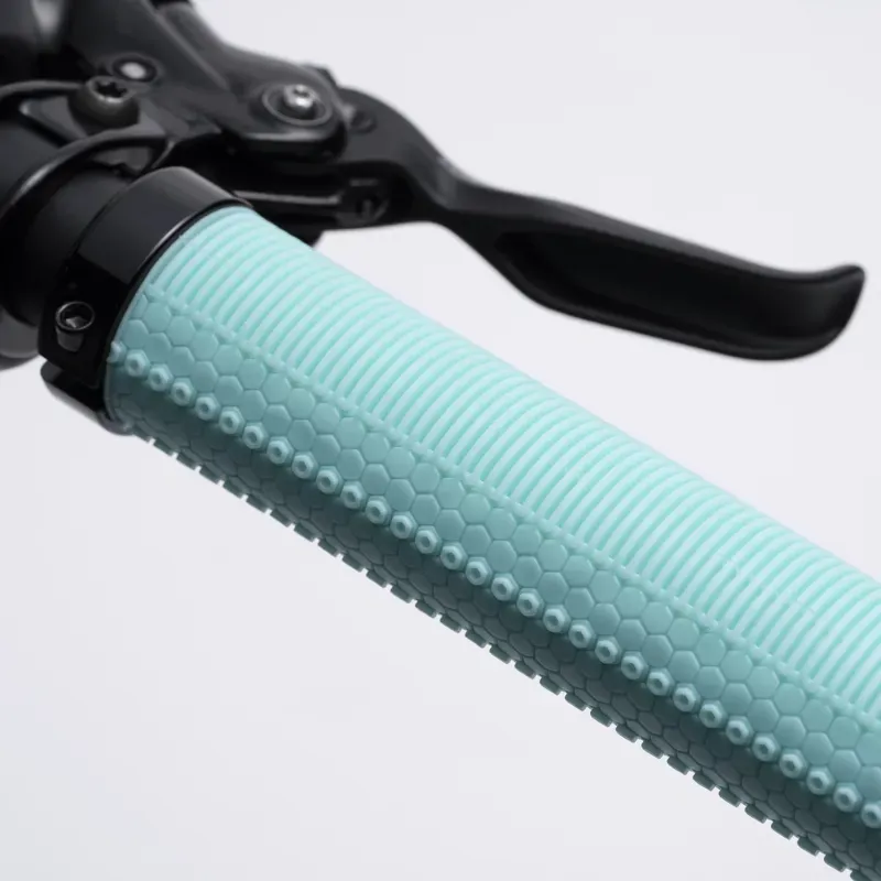 Fabric FunGuy Lock On MTB Handlebar Grips Blue FHG-02 -3